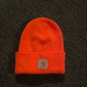 Carhartt youth Vibrant Orange stocking Hat